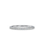 SKU: 0146 (22K) Diamond-Accent Wedding band in Rose Gold.