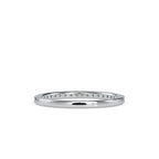 SKU: 0146 (14K) Diamond-Accent Wedding band in Rose Gold.