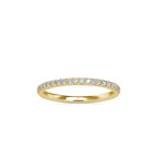 SKU: 0146 (10K) Diamond-Accent Wedding band in Rose Gold.