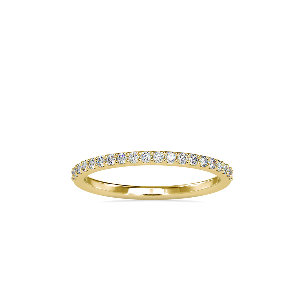 SKU: 0146 (22K) Diamond-Accent Wedding band in Rose Gold.