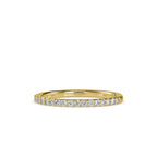 SKU: 0146 (22K) Diamond-Accent Wedding band in Rose Gold.