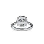 SKU: 0148 (18K) Double-Prong Round Halo Engagment Ring in Rose Gold.
