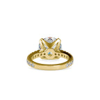 SKU: 0158 (10K) Round Diamond Solitaire Engagment Ring in Rose Gold.