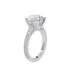 SKU: 0159 (22K) Round Diamond Solitaire Engagment Ring in Rose Gold.