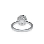 SKU: 0162 (18K) Cushion-Cut Halo Engagment Ring in Rose Gold.