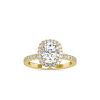 SKU: 0162 (22K) Cushion-Cut Halo Engagment Ring in Rose Gold.