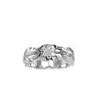 SKU: 0163 (10K) Nature-Inspired Leaf Ring in Rose Gold.