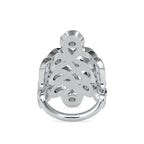 SKU: 0163 (14K) Nature-Inspired Leaf Ring in Rose Gold.