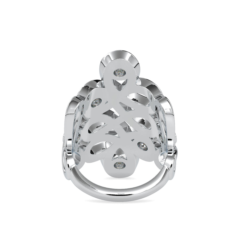 SKU: 0163 (10K) Nature-Inspired Leaf Ring in Rose Gold.