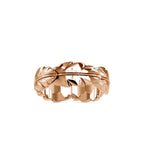 SKU: 0164 (10K) Nature-Inspired Leaf Ring in Rose Gold.