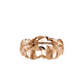 SKU: 0164 (22K) Nature-Inspired Leaf Ring in Rose Gold.