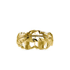 SKU: 0164 (22K) Nature-Inspired Leaf Ring in Rose Gold.