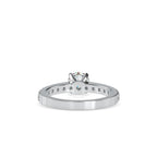 SKU: 0169 (22K) Four-Prong Solitaire Engagment Ring in Rose Gold.
