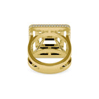 SKU: 0172 (10K) Triple Halo Split-Shank Diamond Ring in Rose Gold.