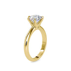 SKU: 0174 (22K) Six-Prong Solitaire Engagment Ring in Rose Gold.