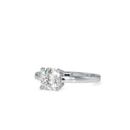SKU: 0175 (18K) Four-Prong Solitaire Engagment Ring in Rose Gold.