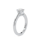 SKU: 0176 (22K) Four-Prong Solitaire Engagment Ring in Rose Gold.