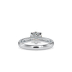 SKU: 0180 (18K) Four-Prong Solitaire Engagment Ring in Rose Gold.