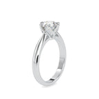 SKU: 0181 (14K) Fancy Six-Prong Solitaire Engagment Ring in Rose Gold.