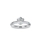 SKU: 0181 (10K) Fancy Six-Prong Solitaire Engagment Ring in Rose Gold.