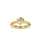 SKU: 0181 (10K) Fancy Six-Prong Solitaire Engagment Ring in Rose Gold.