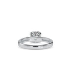 SKU: 0182 (22K) Lotus Setting Round Diamond Engagment Ring in Rose Gold.