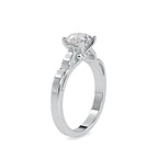 SKU: 0185 (18K) Vintage Shank Four-Prong Solitaire Engagment Ring in Rose Gold.