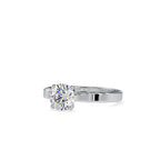 SKU: 0185 (10K) Vintage Shank Four-Prong Solitaire Engagment Ring in Rose Gold.
