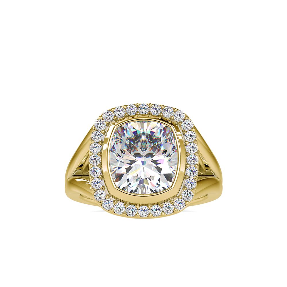Cushion Shape Diamond Engagement Ring