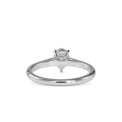 Pear Shape Tappered Solitaire Ring