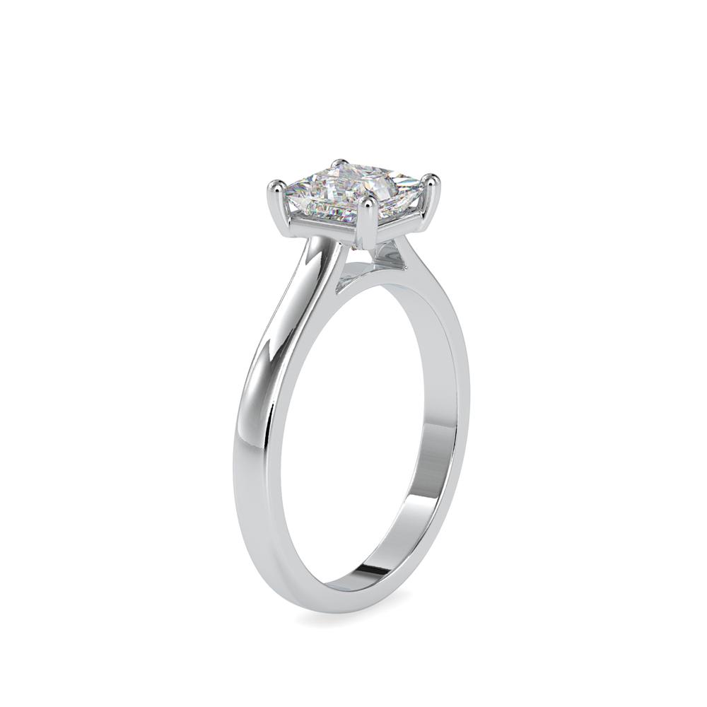 Petite Princess 4 Prong Solitaire Ring