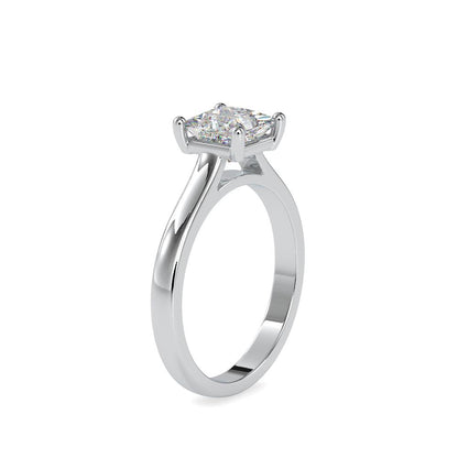Petite Princess 4 Prong Solitaire Ring