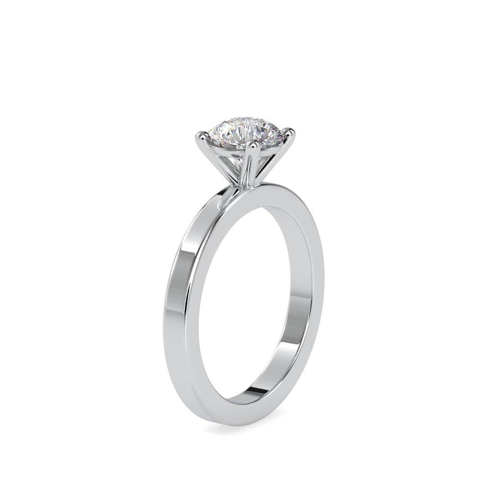 Petite 4 Prong Solitaire Engagement Ring