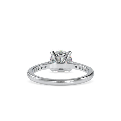Petite 4 Prong Diamond Engagement Ring
