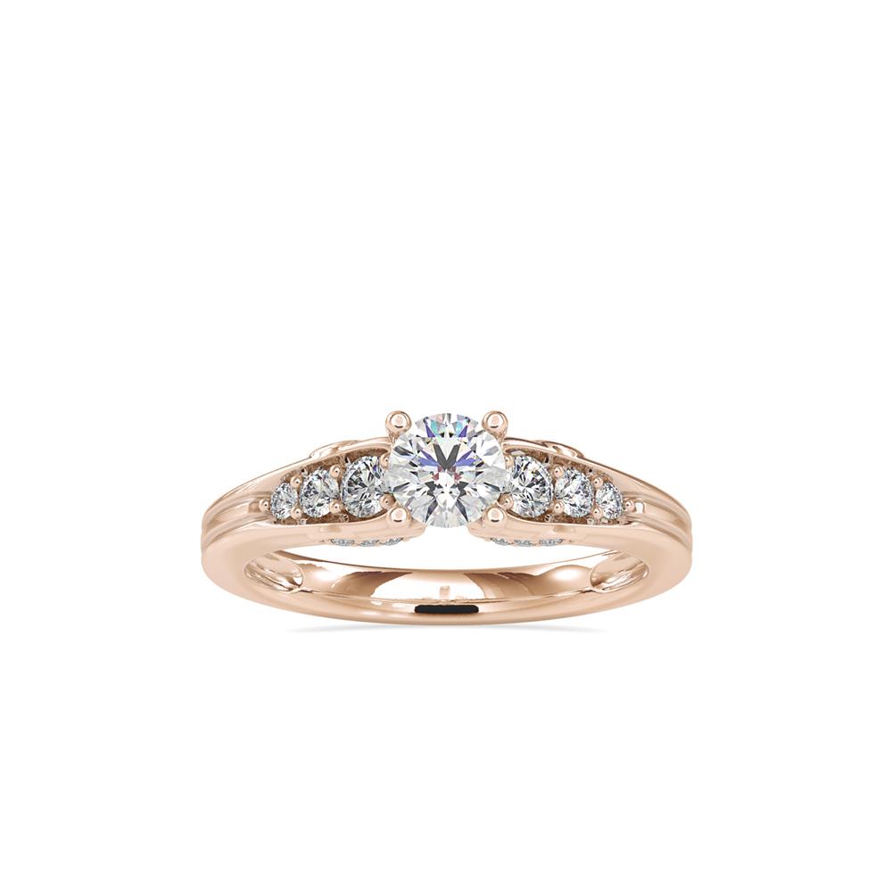 Vintage 4 Prong Diamond Engagement Ring