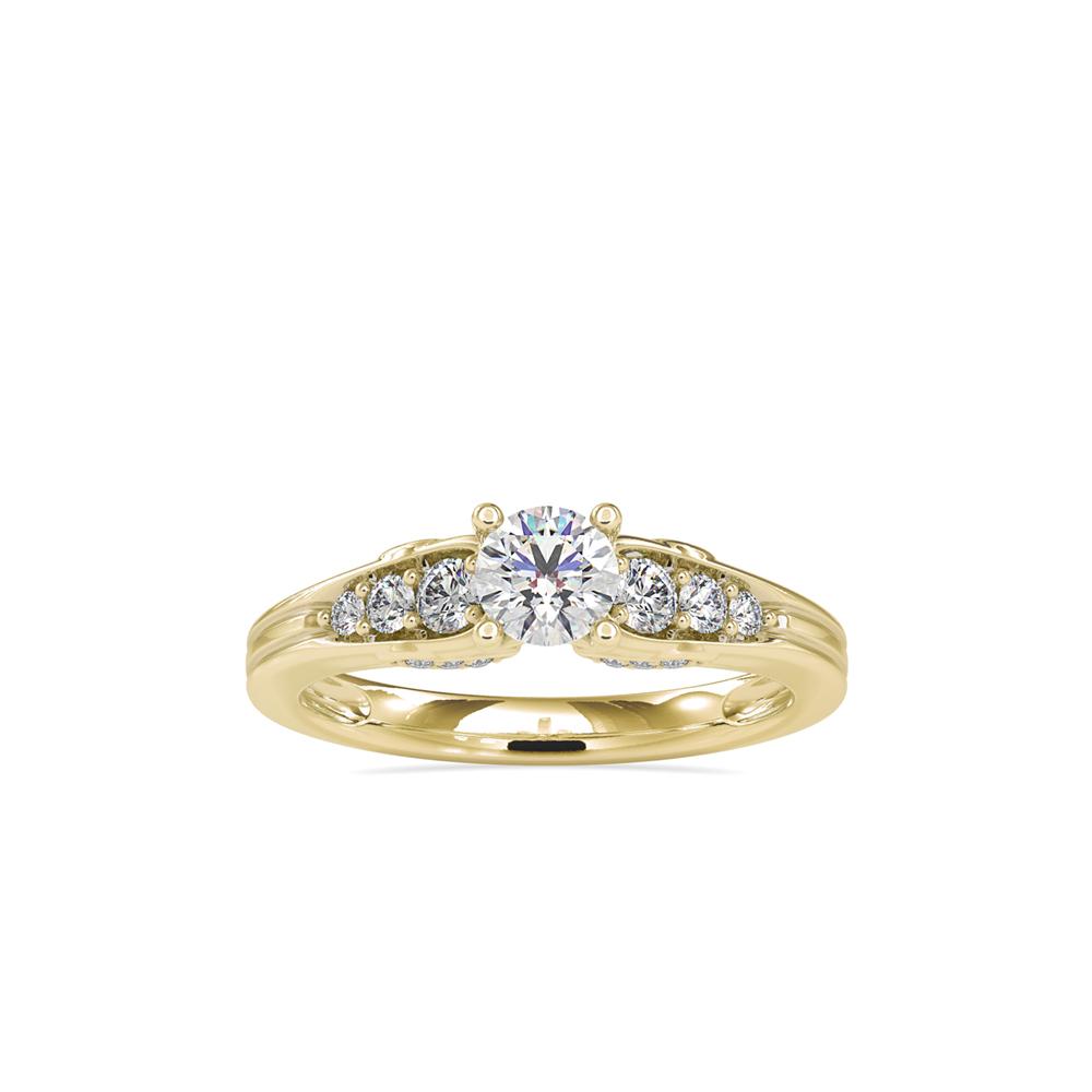 Vintage 4 Prong Diamond Engagement Ring