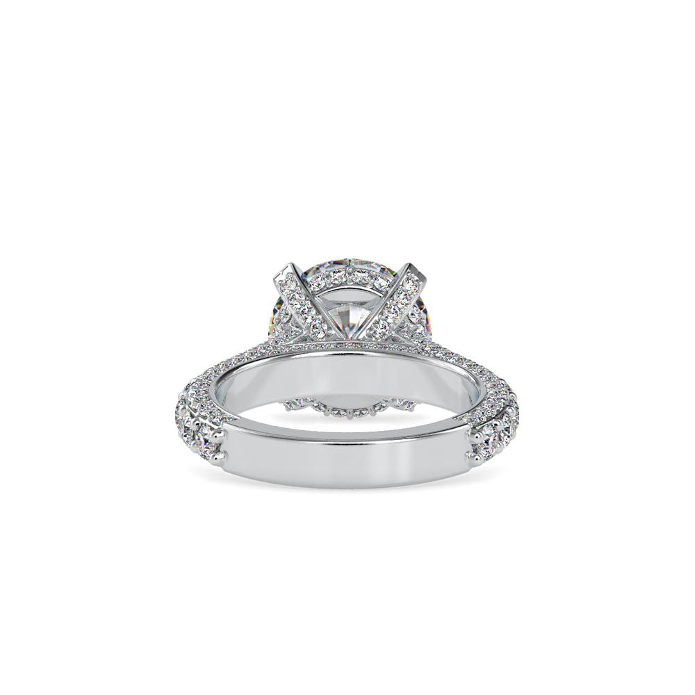 Vintage Solitaire 4 Double Prongs Diamond Engagement Ring