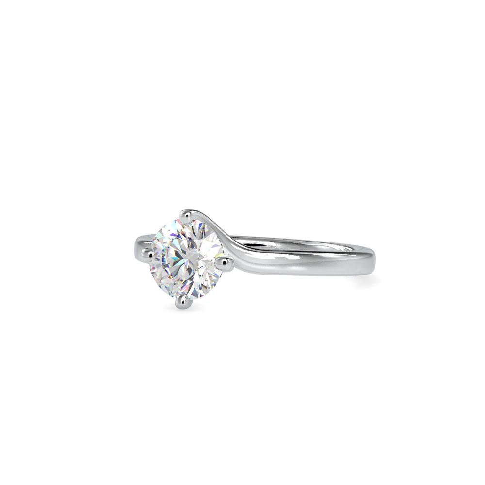 Round 4 Prong Twist Solitaire Engagement Ring