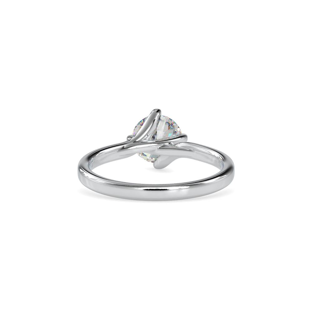 Round 4 Prong Twist Solitaire Engagement Ring