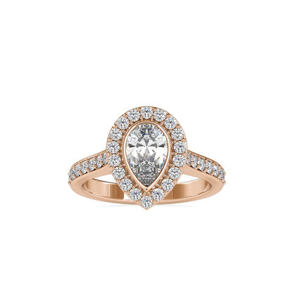 Pear Shape Diamond Engagement Ring