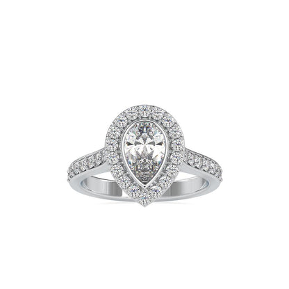Pear Shape Diamond Engagement Ring