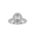 Pear Shape Diamond Engagement Ring