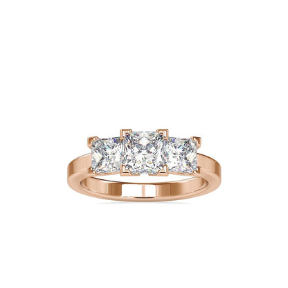 Princess 3-Stone Comfort Engagement Ring