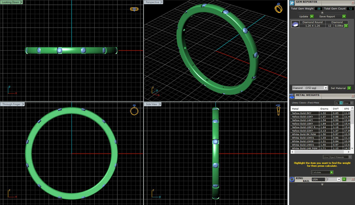 Petite Eternity Diamond Ring