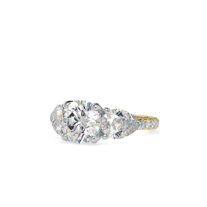 Three-Stone Diamond Engagement Ring