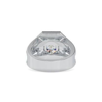 Vintage Halo Cushion Diamond Engagement Ring