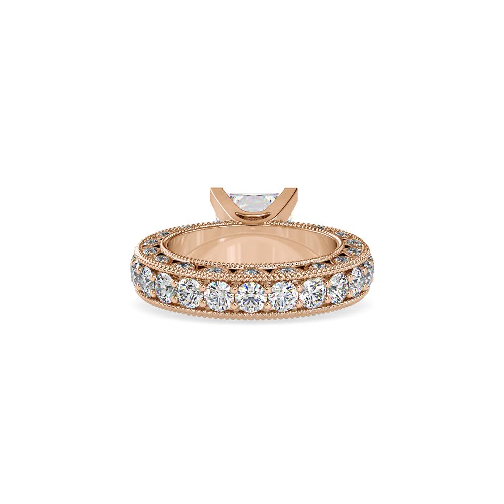 Vintage Princess Diamond Engagement Ring
