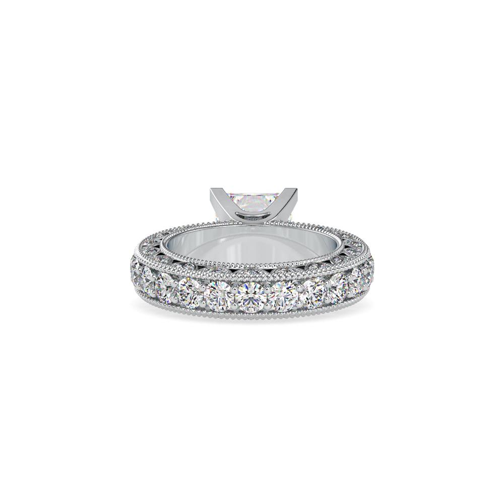 Vintage Princess Diamond Engagement Ring