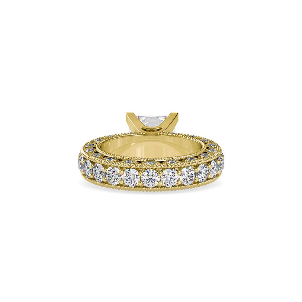 Vintage Princess Diamond Engagement Ring