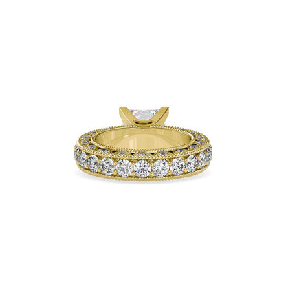 Vintage Princess Diamond Engagement Ring